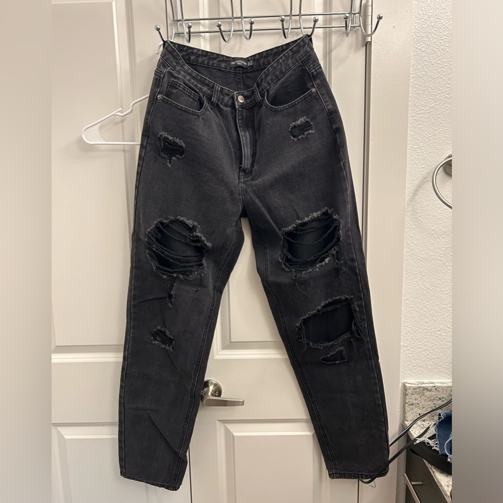 Pretty Little Thing Black Jeans